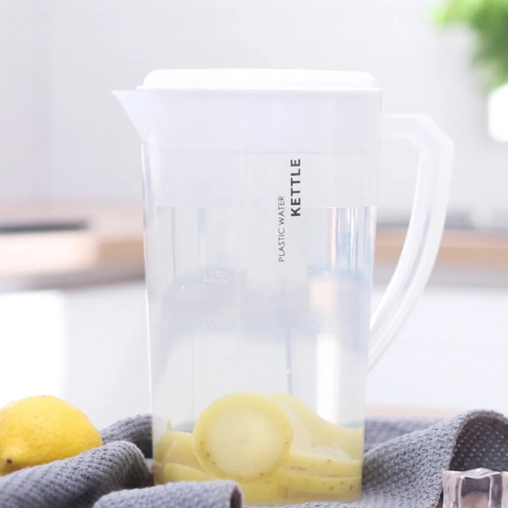 1.3/2.2/3L Cold Water Kettle Household Heat Resistant Large Capacity Pitcher Plastic Fall-resistant Juice Jug Refrigerator