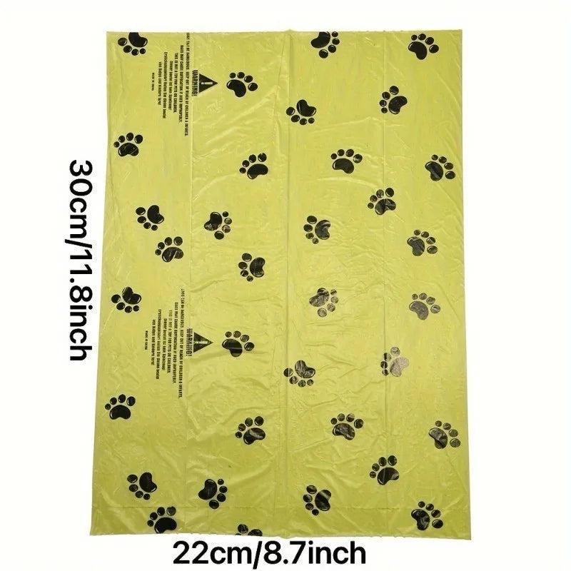 10-pce Best Seller! Degradable Dog Waste Bags - Thickened Leak-Proof No Dirty Hands Portable Rolled Outdoor Dog Walking Helpe