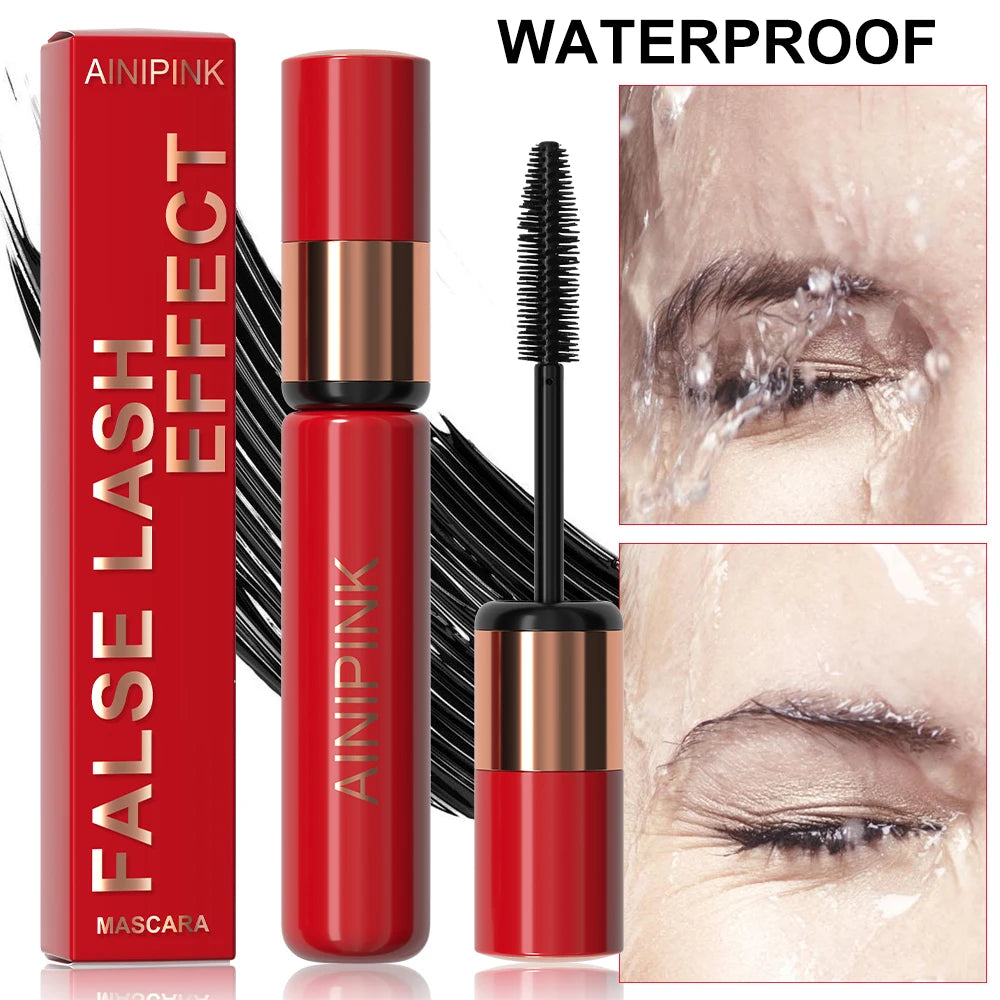 Curling Volumizing Black Mascara Lengthening Waterproof Long-lasting Smudge-proof Y2K Daily&Party Makeup Gift Suitable For Skins