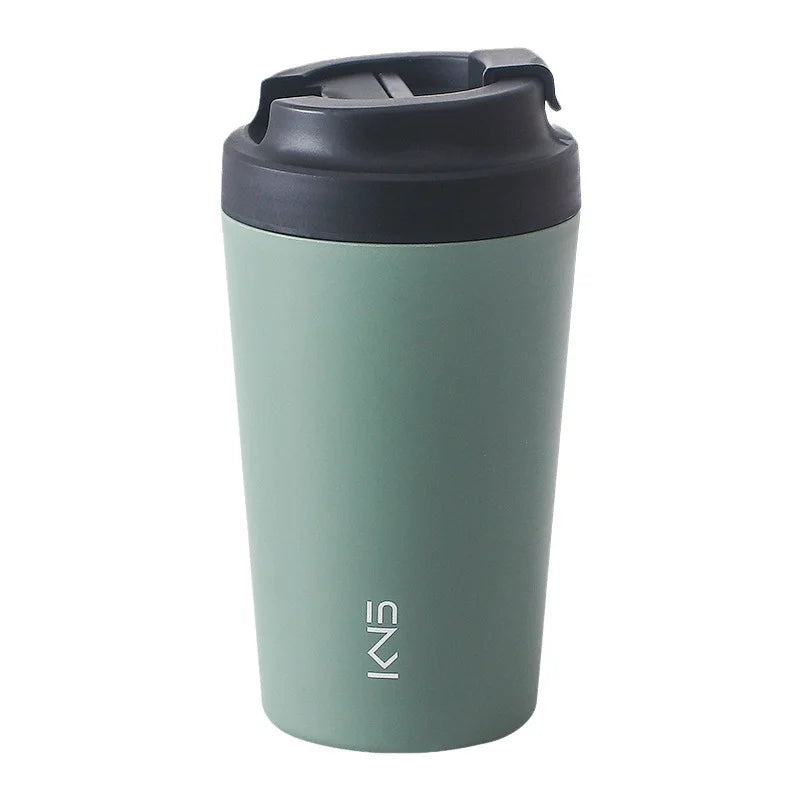 Fashion cup Pure ceramic inner pot coffee cup, men's and women's high-value portable milk tea cup, insulated cup, water cup