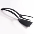 2-in-1 Silicone Egg Flipper Tongs Non-Stick Spatula for Fish French Toast Heat Resistant Omelet Making Ergonomic Cooking Tool