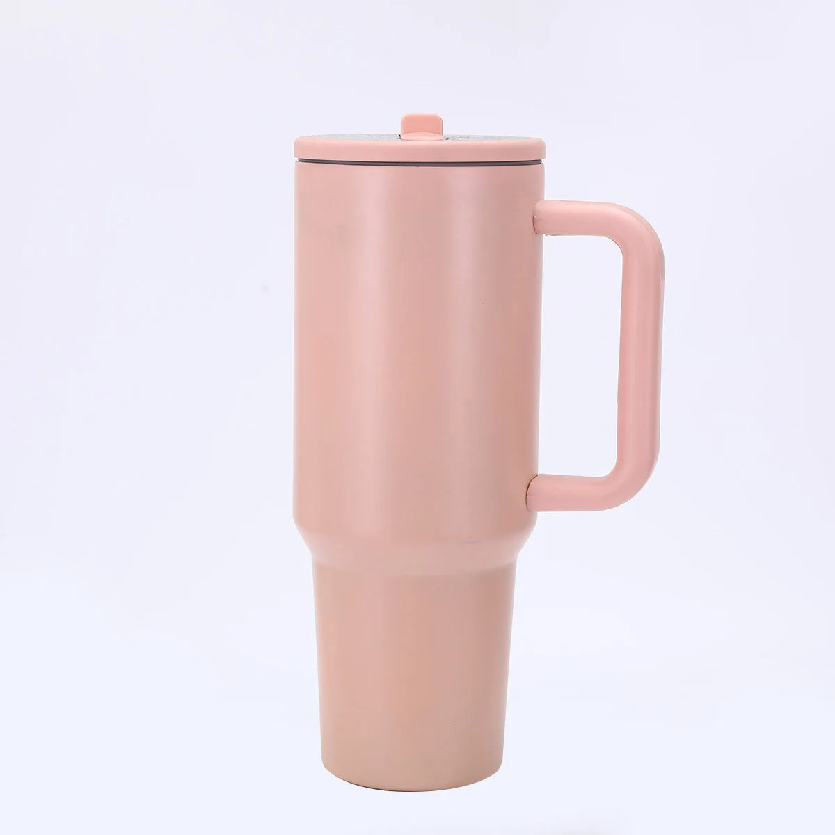 Large Capacity Car Insulated Water Bottle 40oz Leak-Proof Stainless Steel Travel Cup with Lid Straw Handle for Hot Cold Drinks