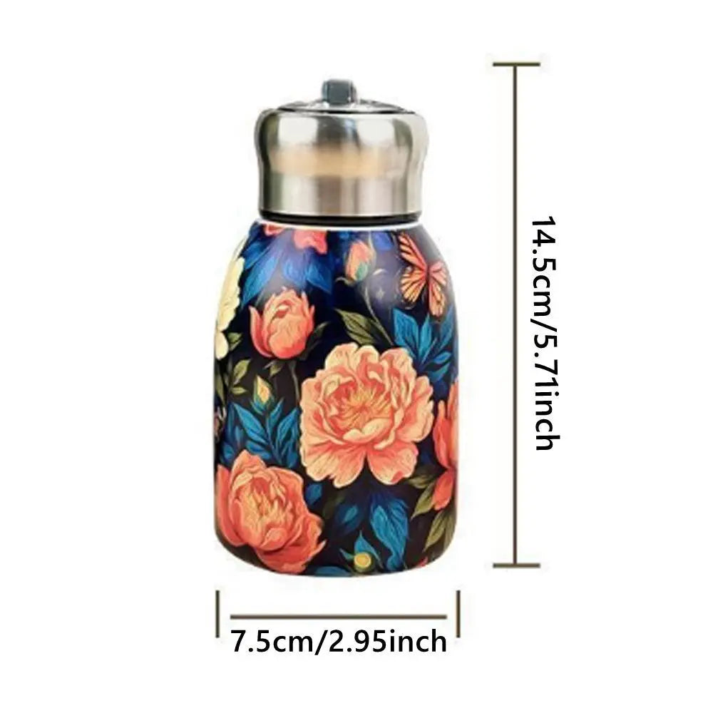 New 316 Stainless Steel Insulated Cup 300ml Portable Coffee Mug Leak Proof Durable Slim Insulated Thermal Water Bottle