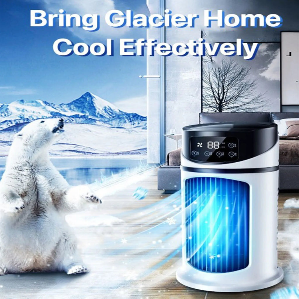Portable Mini Air Conditioner Mobile Multifunction Air Cooler Fan Water Cooling Fan for Office Home Mini Air Conditioner