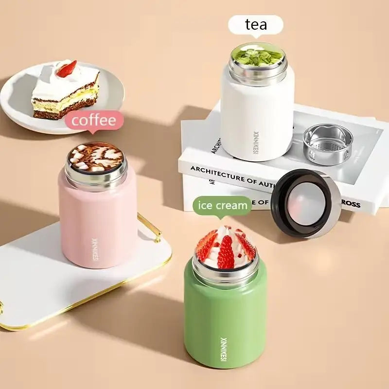 Coffee Tea Thermal Water Bottle Tumbler 230ml Mini Stainless Steel 316 Thermos Mug Fashion Portable Pocket Vacuum Flask