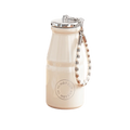 280ML Milk Coffee Cup Leak Proof with Hanging Chain Stainless Steel Pocket Cup Macaron Color Insulated Water Bottle