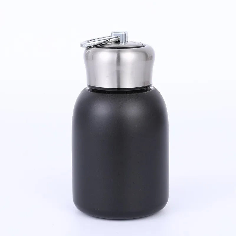 Mini Portable 300ml Fashion Thermos Flask Small Capacity Simple Potbelly Thermos Cup