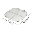 Stainless Steel Splatter Shield for Ninja Foodi AG301 Air Fryer Accessories for Ninja Foodi 5-in-1 Indoor Grill Replacement Part