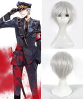 Axis Powers Hetalia Germany Gilbert Beilschmidt Silver Cosplay Synthetic Wig