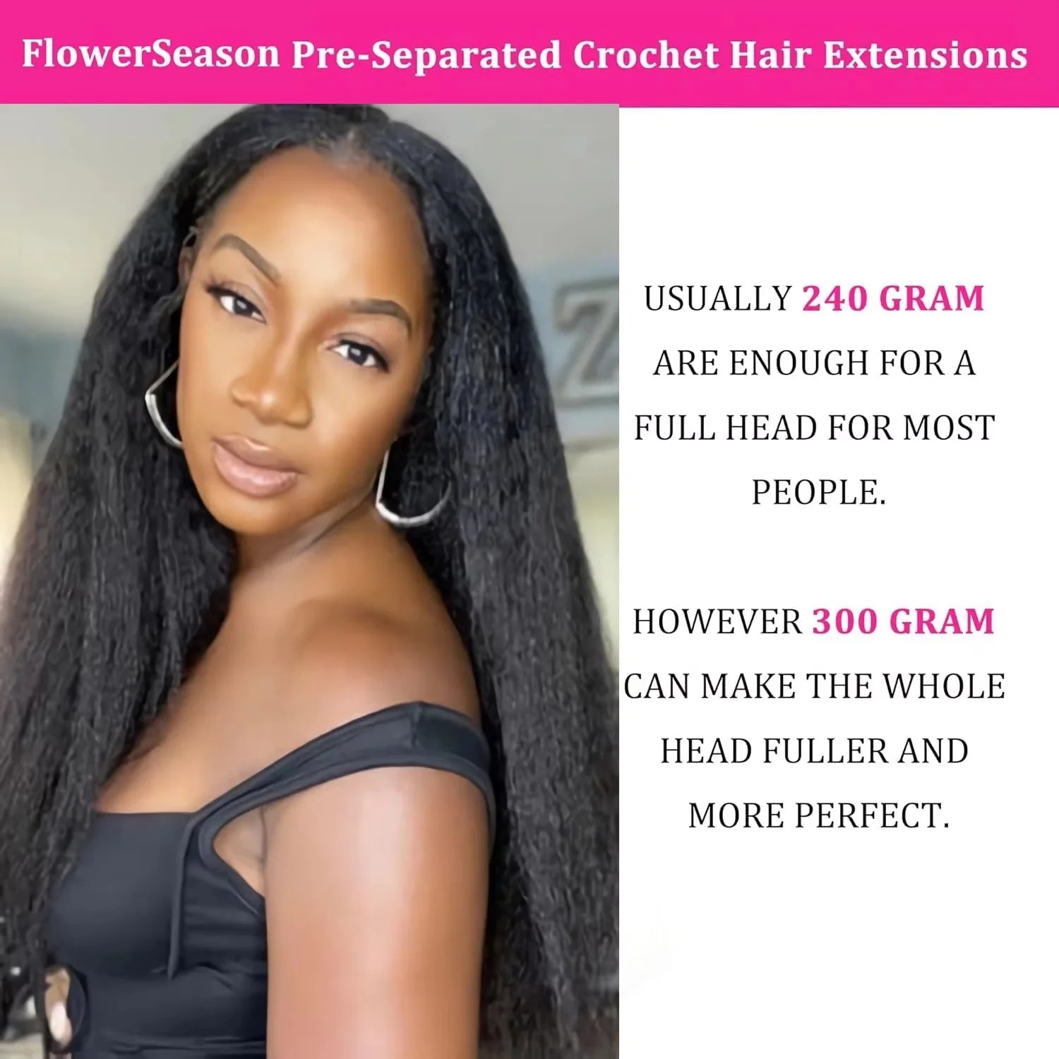 Kinky Straight Crochet Human Hair Extensions Small Spirals Deep Pixie Crochet Hair Pre Separated Knotless Miracle Knot Braids