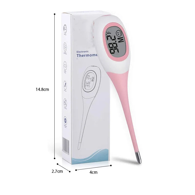 Digital Pet Thermometer | 8-Second Fast Read | Oral & Armpit Dual Modes | LED Display | Accurate Fever Alert | Temperature Tool