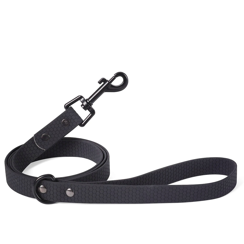 Waterproof Dog Leash - Durable & Quick-Dry Traction Lead with Reflective Stitching - Adjustable for Small to Large Breeds - Perf