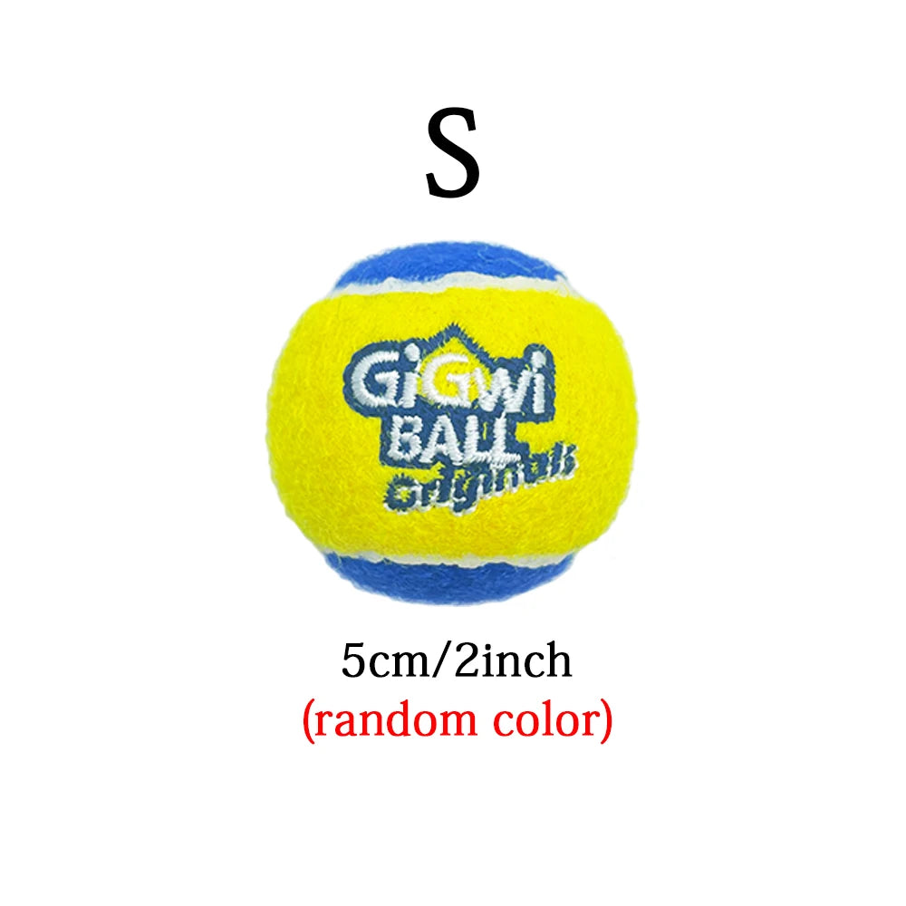 Pet Dog Squeaky Tennis Ball Interactive Dog Toys High Bounce Sound Rubber Ball  for Dogs Training Outdoor Play Ball Puppy Gift