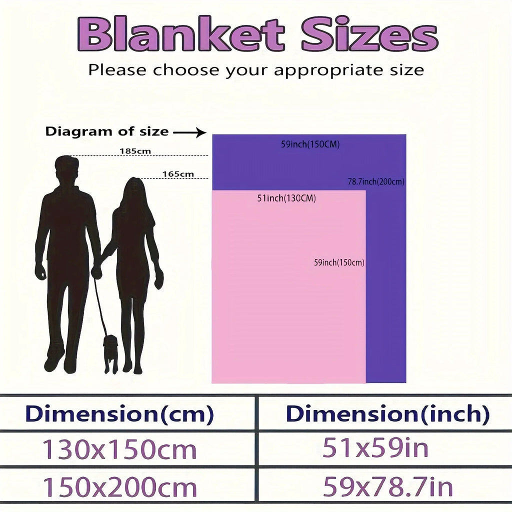 [Soft Vintage Route Mountain Blanket] Vintage Route Mountain and Car Printed Fleece Blanket: Warm, Comfortable, and Soft for Sof