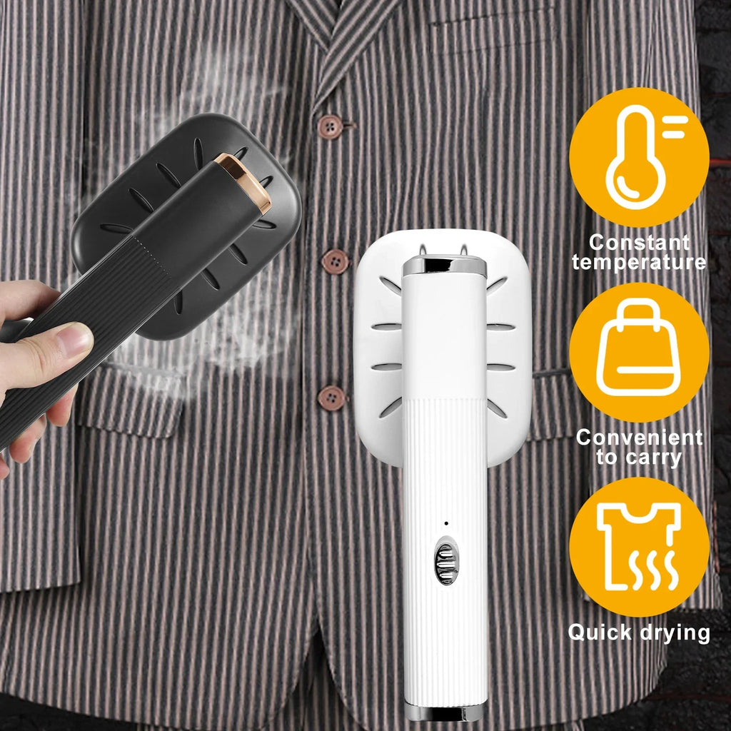 Travel Iron Portable Mini Ironing Machine Garment Steamer Wrinkle Remover Dry and Wet Handheld Steam Iron for Fabric Clothes