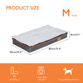 Dog Pet Bed  Large Padded Orthopedic Dog Bed Foam Cushion Pets Pillow Bed with Washable Cover