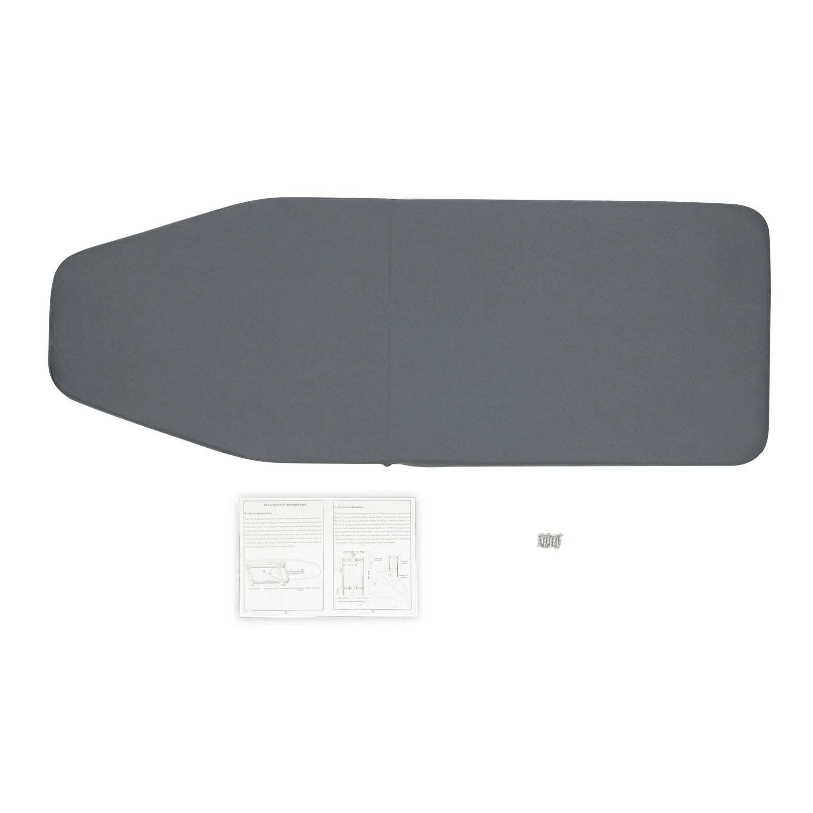 Folding Ironing Board for Cabinet, 180° Rotation Built-in Retractable Pull Out Ironing Board, Quiet Slide,Space Saving,Load 45kg