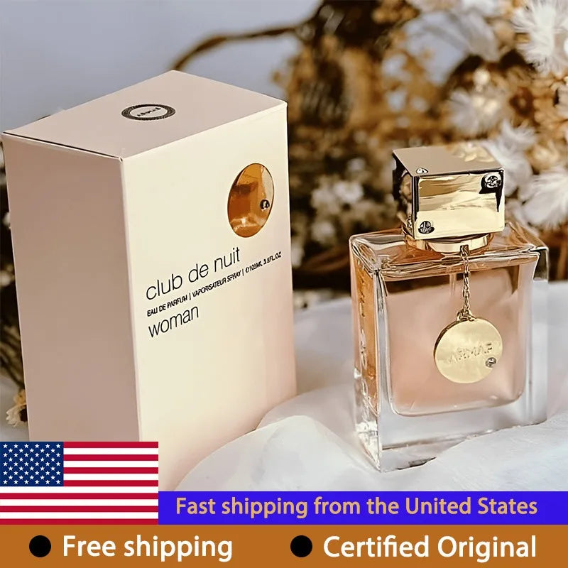 Armaf Club De Nuit for Women Eau de Parfum Spray 100 ML Lasting Floral Pheromones Perfume Cologne 3.6 Oz Original Arab Perfumes