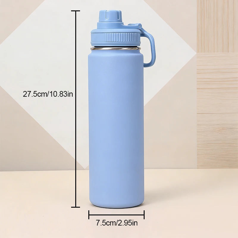 750ml Water Cup Sports Bottle Water Bottle Stainless Titanium Vacuum Portable Leakproof Outdoor Cup Birthday Gift