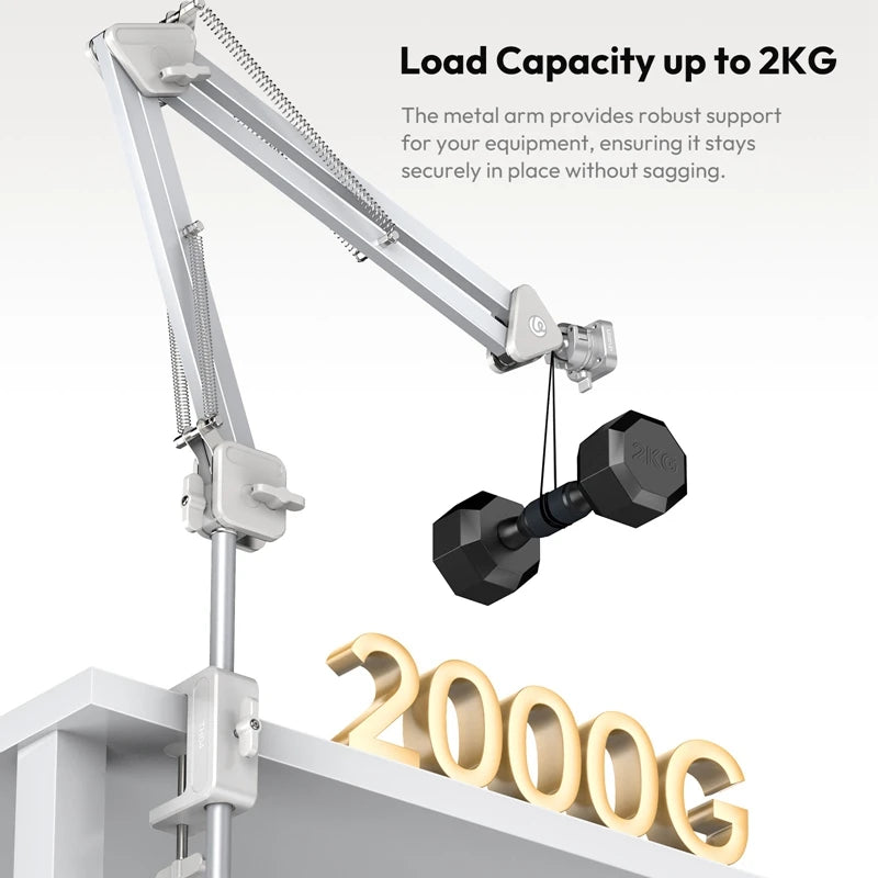 Ulanzi TH04 Camera Overhead Boom Arm Stand with Uka Quick Release System DSLR Camera Mount Desk Light Stand For Photography Vlog
