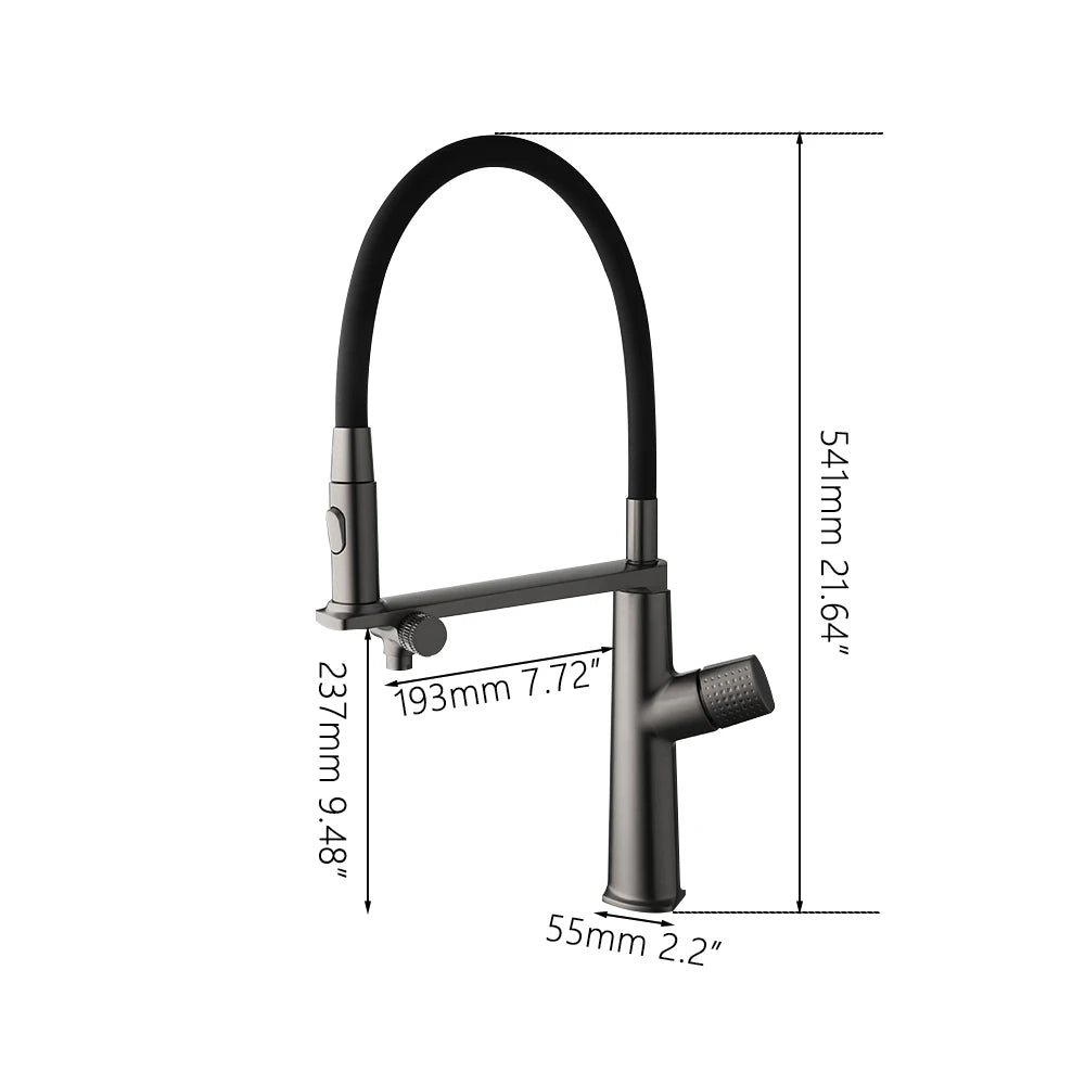 ZAPPO Kitchen Faucet with Separate Drinking Water Pull Out Kitchen Sink Faucet Single Handle Faucet Mixer with Pull Down Sprayer