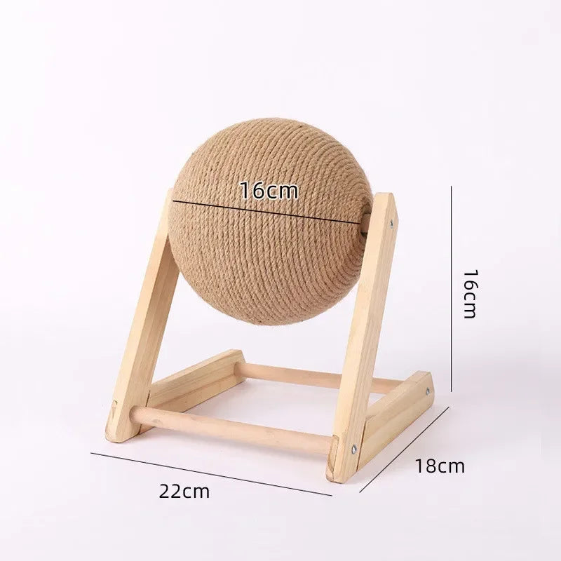 Cats Toy Cat Scratcher Sisal Rope Ball Kitten Interactive Grinding Paws Toys Scratch Board Pet Furniture Accessories Supplies