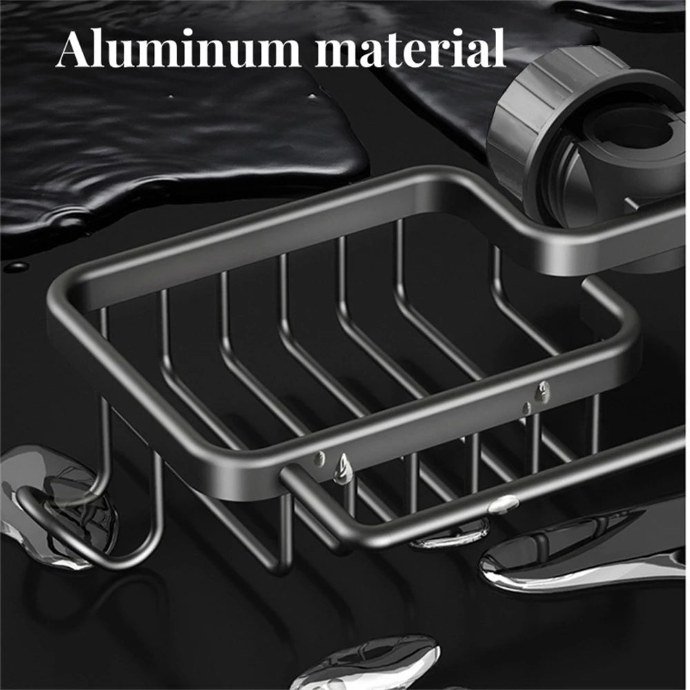 Kitchen Supplies Non Porous Detergent Storage Sponge, Two-Way Drainage Kitchen Cleaning Supplies Cloth Storage Rack