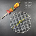 304 Stainless Steel round BBQ Grill Mesh Home Roast Nets Bacon  Tool Iron  barbecue accessories non-stick  Mat Grid