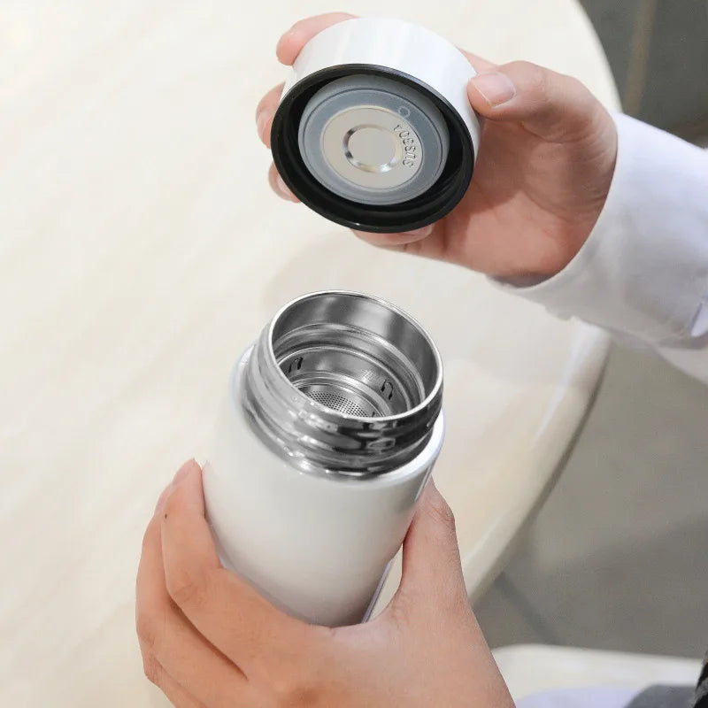 200ml Mini Thermos Cup Double Layer Vacuum Insulation 12 Hours Heat Preservation 304 Stainless Steel Cup Outdoor Portable  Gifts