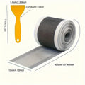 12cm*4m Cutable Shower Drain Hair Catcher Disposable Shower Drain Sticker Mesh Bathroom Kitchen Sink Hair Filter
