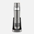 Rechargeable Salt Pepper and Spice Mill with Stainless Steel Grinder Matte Black Finish USB-C Charging Adjustable Coarseness fo