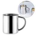 304 Stainless Steel Coffee Mug Double Wall Mug Ele Insulation Milk Tea Cups Office Water Mugs Metal Drinking Cup