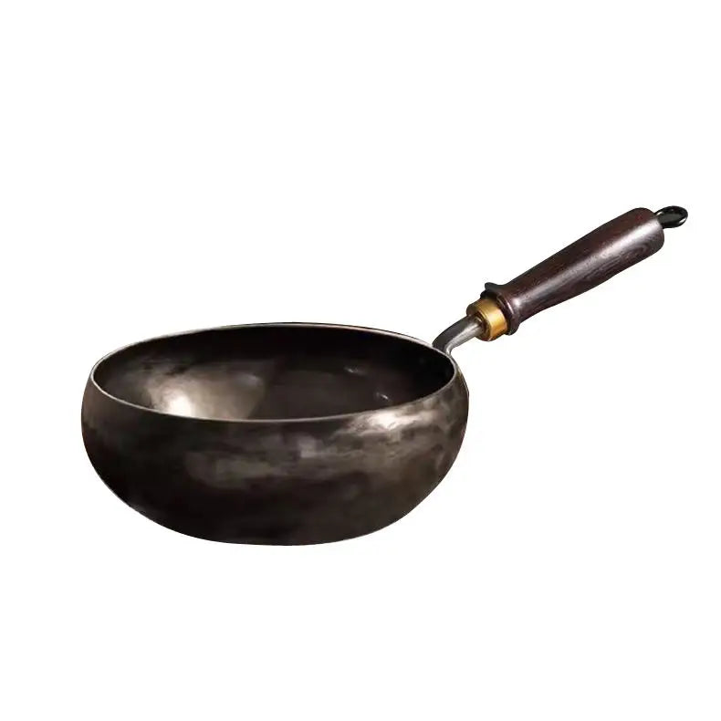 Authentic Zhangqiu Big Belly Iron Pot - Handmade Non-Coated Wok