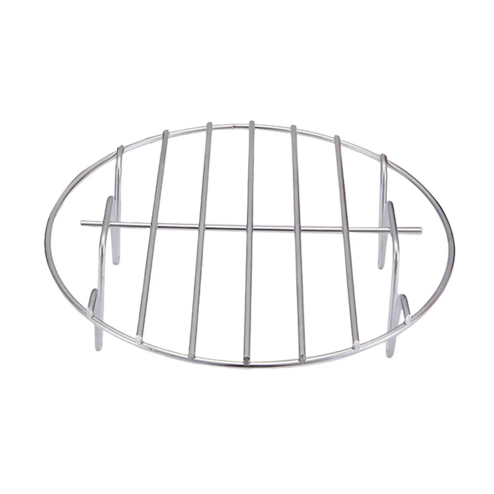 stainless steel BBQ net 6/7/8 Inches Roasting Rack Baking Air Fryer Rack Kitchen Grill Holder Cooking Non-stick  Grilling Rack