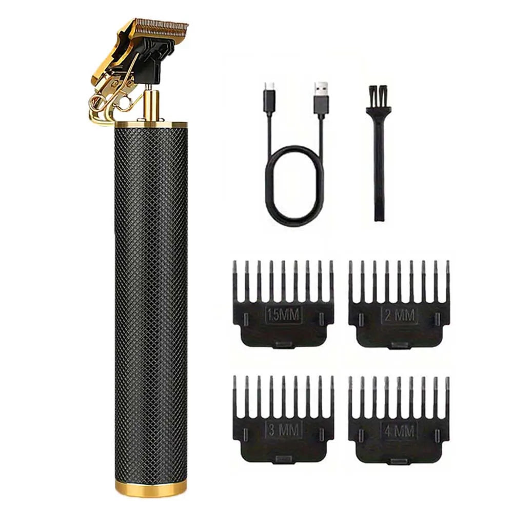Professional Hair Clipper for Men - Cordless Rechargeable Barber Hair Trimmer Machine Electric Hair Clipper Haircut Grooming Kit