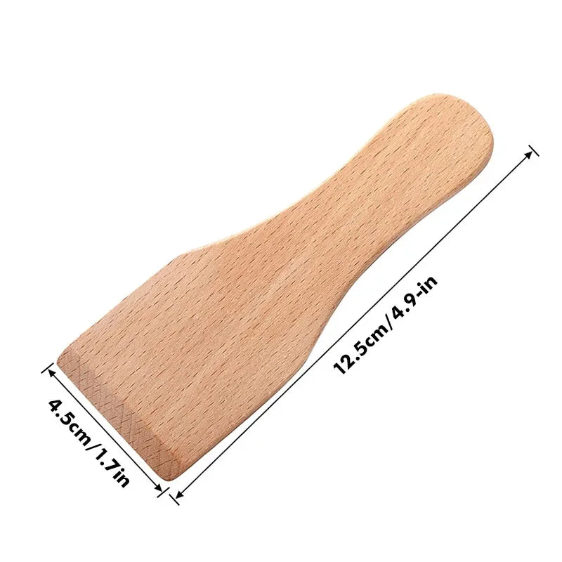 20Pcs Wooden Raclette Spatula, 5-Inch Mini Spatula Scraper for Cheese Pancake - Cooking & Baking Tools