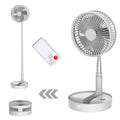 UNITEDTIME Desk and table fan, Foldable Fans Portable Travel Fan Battery Operated or USB Powered,Adjustable Height,My Foldaway