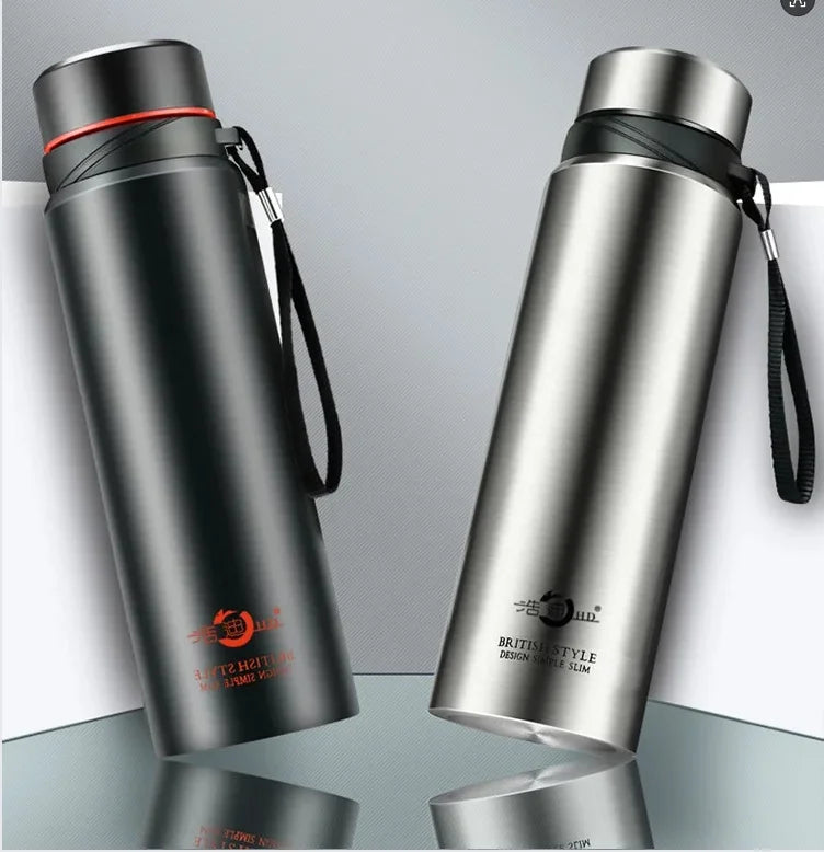 Large-capacity 304 stainless steel business insulated cup, hanging cup, simple and portable gift water cup