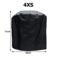 8 Size BBQ Cover Outdoor Dust Waterproof Weber Heavy Duty Grill Cover Rain Protective Outdoor Barbecue Cover Round