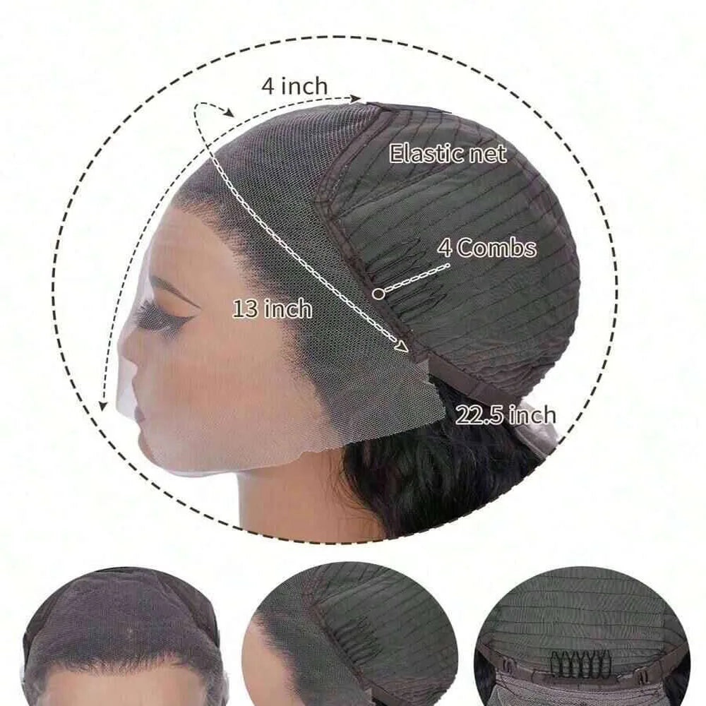 30 42Inch 13x4 13x6 HD Transparent Bone Straight Lace Front Wigs 250 Density 360 Full Lace Brazilian Human Hair Wigs For Women