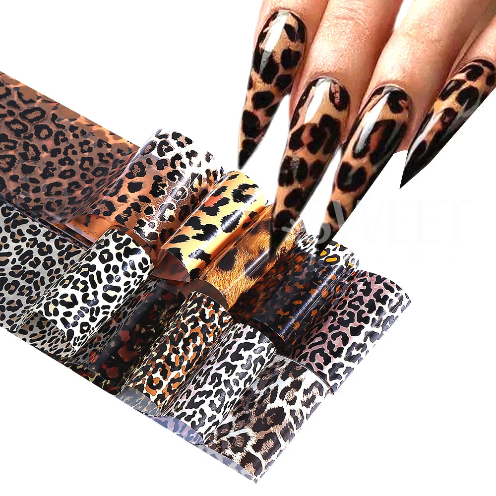 Texture Starry Nail Transfer Decals Slider Manicure