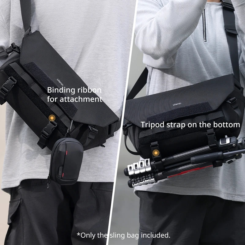 Ulanzi BC08 Sling Bag Photography Shoulder Bag for Tripod Mirrorless Camera Smartphone Tablet Waterproof Bag