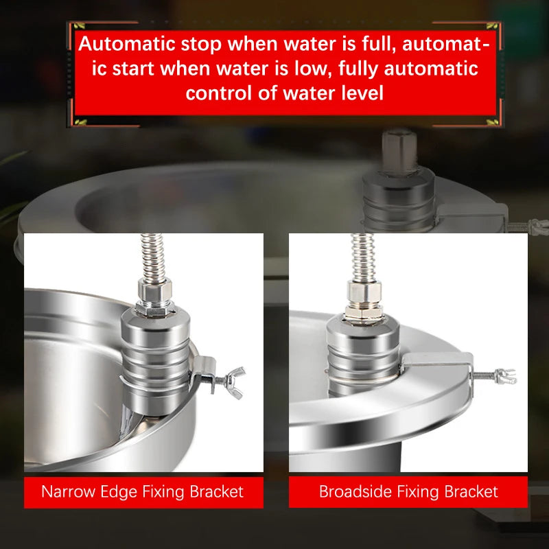 304 Stainless Steel Fully Automatic Water Level Control Float Valve,Auto Shut Off Float Valve for Water Tank