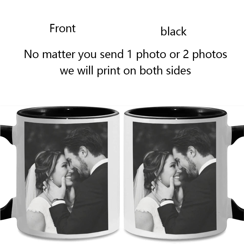 Personalized Photo Mug, Customize Family, Kids,Lovers,Logo, Text, Dog, Cat ,photos Mugs, Tea Milk Cup, Mother's Day Gift