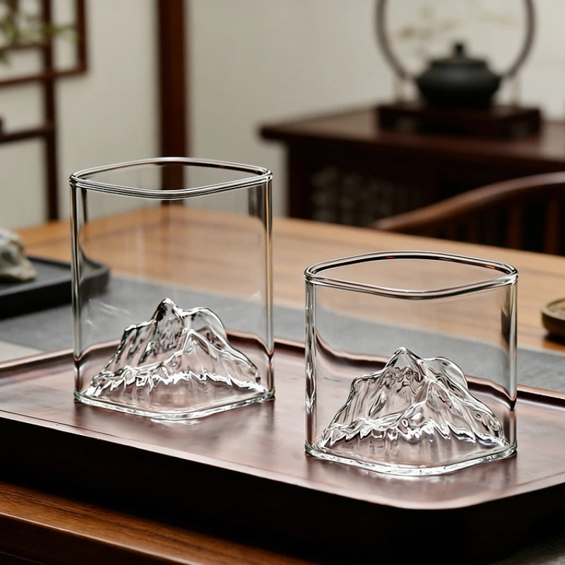 Aesthetic Glass Cup Whisky Cocktail Glass Cup Coffee Cups Water Cup Clear Cup Beer Cup Glass Mug Kitchen Accessiories Glass