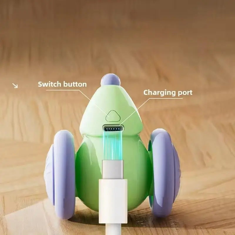Hot Electric Mouse Car Interactive Cat Toy Rechargeable Automatic Kitten Toy Intelligent Obstacle Avoidance Cat Toy