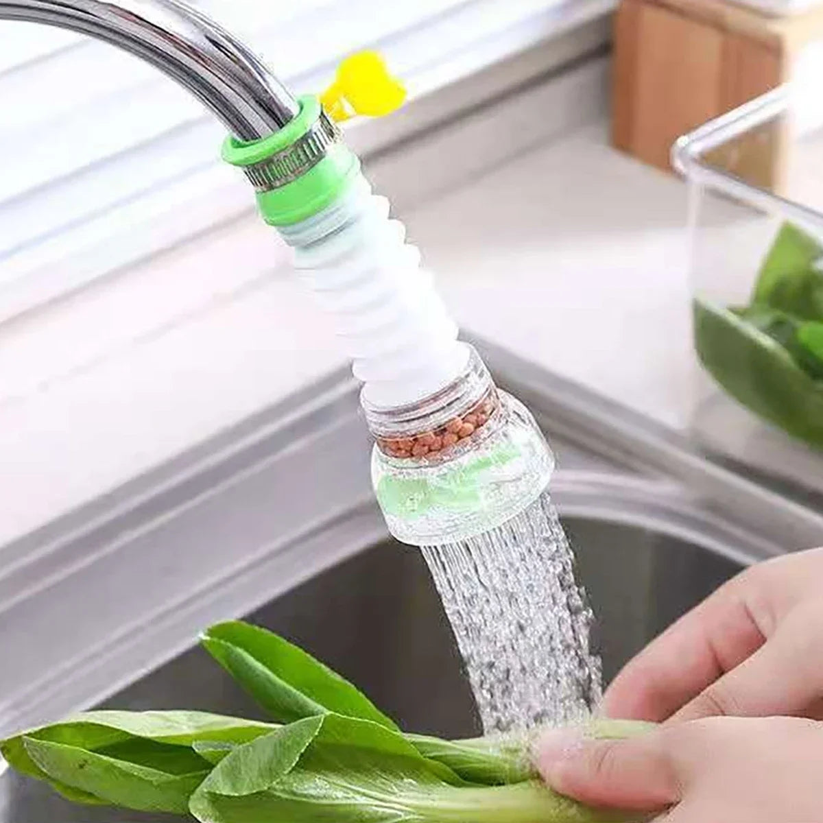 Universal 360 Rotation Faucet Bubbler Swivel Water Saving Economizer Head Shower Kitchen Faucet Nozzle Adapter Sink Accessories
