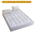 Twin Full Queen King Dark Grey White 360g Per Square Meter Filling Mattress Topper Mattress Protector Cover