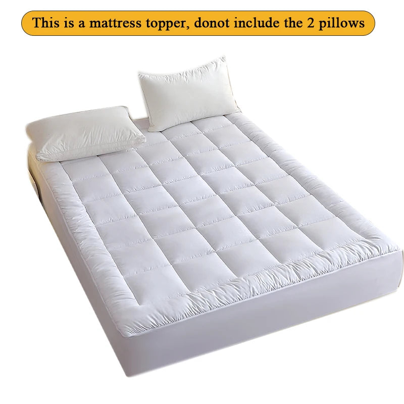 Twin Full Queen King Dark Grey White 360g Per Square Meter Filling Mattress Topper Mattress Protector Cover