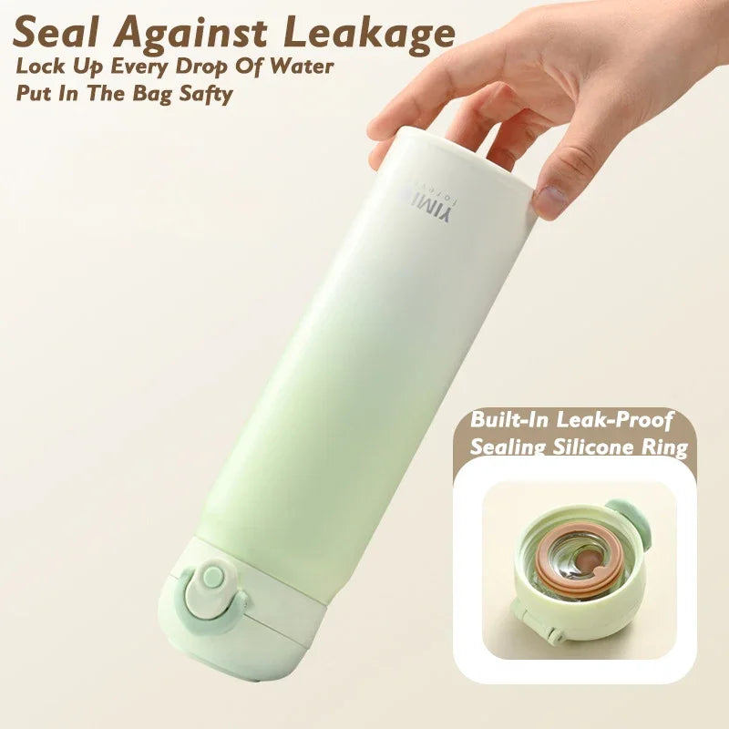 500ml 316 Stainless Large Capacity Thickened Steel Vacuum Thermal Insulation Portable Tumbler Thermos Water Bottle Coffee Cup